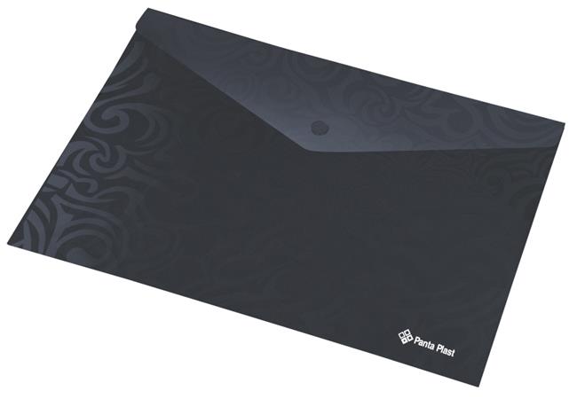 Irattartó tasak, A4, PP, patentos, 180 mikron, PANTA PLAST "Tai Chi",fekete